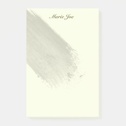 Hübsch Watercolor Confetti Spritzer Boarder Post-it Klebezettel (Vorderseite)