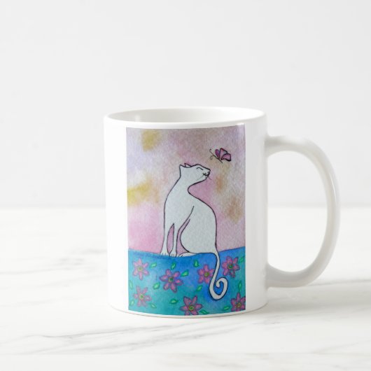 Hübsch, Watercolor-Kunst-Tasse Kaffeetasse (Rechts)
