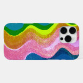 Hübsch Waves iPhone Case Hülle (Rückseite (Horizontal))