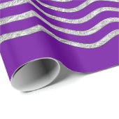 Hübsch Waves silver + Ihr Backgr, Text & Ideen Geschenkpapier (Rolleneckpunkt)