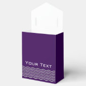 Hübsch Waves silver + Ihr Backgr, Text & Ideen Geschenkschachtel (Geöffnet)
