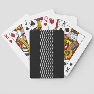 Hübsch Waves silver + Ihr Backgr, Text & Ideen Spielkarten