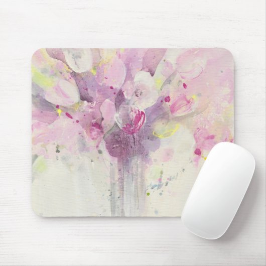 Hübsch weichen rosa dem Blumenstrauß in des Mousepad (Mit Mouse)