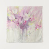 Hübsch weichen rosa dem Blumenstrauß in des Wandteppich (Vorderseite (Horizontal))