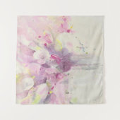 Hübsch weichen rosa dem Blumenstrauß in des Wandteppich (Vorderseite)