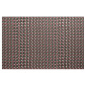 Hübsch-Weißrosa Bläserschwarze Pinselstriche Stoff (Yard (91,4 cm))
