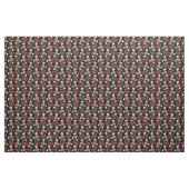 Hübsch-Weißrosa Bläserschwarze Pinselstriche Stoff (Fat Quarter (45,7 x 55,9 cm))