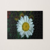 Hübsch White Daisy Blume Puzzle (Horizontal)