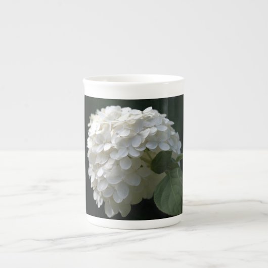 Hübsch-White-Limon-Hydrangea-Tasse Porzellantasse (Vorderseite)
