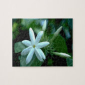 Hübsch White Stephanotis Blume Puzzle (Horizontal)