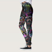 Hübsch Wicked Ladys SR 2020 - Neon Mardi Gras Leggings (Links)
