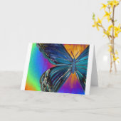 Hübsch Wings Karte (Gelbe Blume)