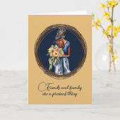 Hübsch wirst du meine Bridesmaid sein Karte (Gelbe Blume)