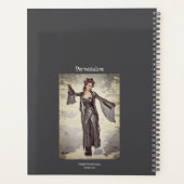 Hübsch Witchy Mischief Fun Zitat Grau Journal Planer (Rückseite)