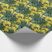 Hübsch Yellow Irises Geschenkpapier (Ecke)