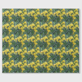 Hübsch Yellow Irises Geschenkpapier (Flach)