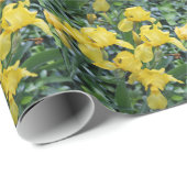 Hübsch Yellow Irises Geschenkpapier (Rolleneckpunkt)