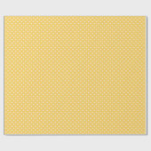 Hübsch Yellow Polka Dot Geschenkpapier (Flach)