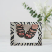 Hübsch Zebra-Postkarten Postkarte (Stehend Vorderseite)