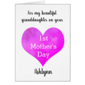 Hübsche 1. Muttertagsleiterin (Vorne)