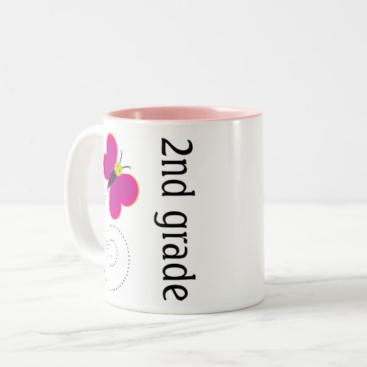 Hübsche 2. Grad-Lehrer-Tasse Zweifarbige Tasse (Vorderseite Links)