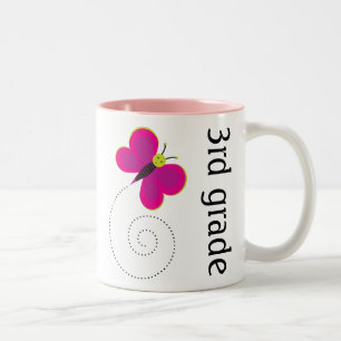Hübsche 3. Grad-Lehrer-Tasse Zweifarbige Tasse