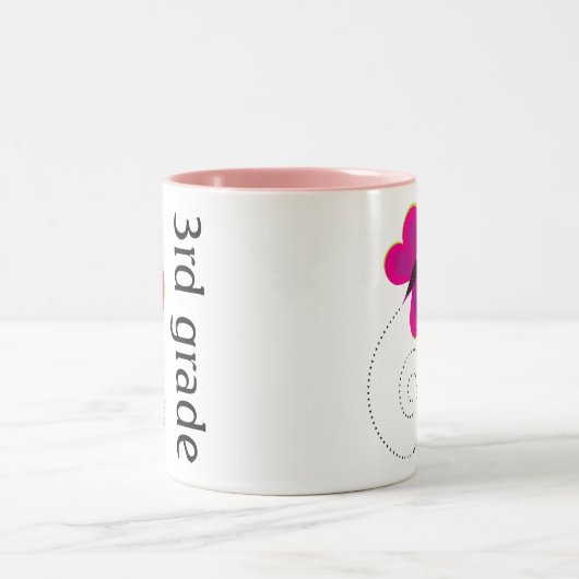 Hübsche 3. Grad-Lehrer-Tasse Zweifarbige Tasse (Mittel)