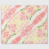 Hübsche Abflusskoralle Geschenkpapier (Flach)