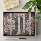 Hübsche Abschlusskappen & Rosen Seidenpapier (Geschenk)