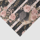 Hübsche Abschlusskappen & Rosen Seidenpapier (Detail)