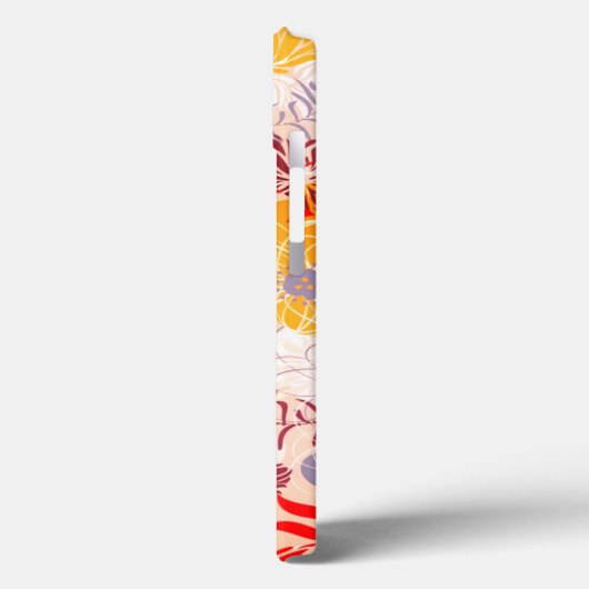 Hübsche abstrakte Blume Case-Mate iPhone Hülle (Rückseite / Links)