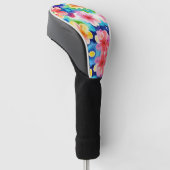 Hübsche Abstrakte Blume Muster Golf Head Cover Headcover (angewinkelt)
