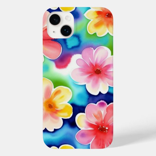 Hübsche Abstrakte Blume Muster iPhone / iPad Gehäu Case-Mate iPhone Hülle (Rückseite)