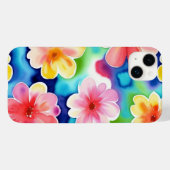 Hübsche Abstrakte Blume Muster iPhone / iPad Gehäu Case-Mate iPhone Hülle (Rückseite (Horizontal))