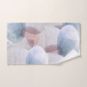 Hübsche Abstrakte Pastel Wasserfarben Formen Dusch Badhandtuch Set (Handtuch)