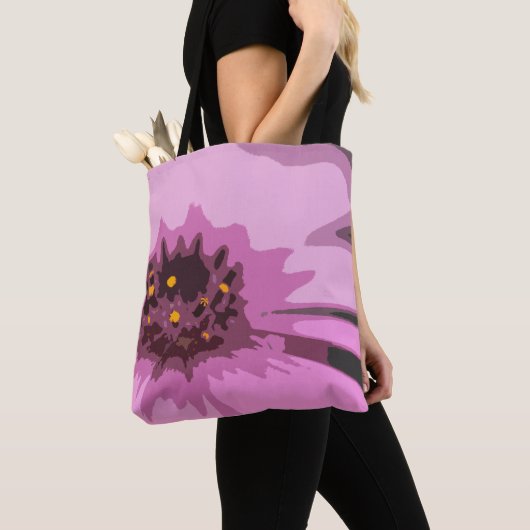 Hübsche Abstrakte Rosa Daisy-Blume Tasche (Von Nahem)