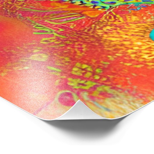 Hübsche Abstrakte Strandkunst Fotodruck (Ecke)