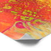 Hübsche Abstrakte Strandkunst Poster (Ecke)