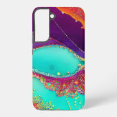 Hübsche Abstrakte Strandkunst Samsung Galaxy Hülle (Rückseite)