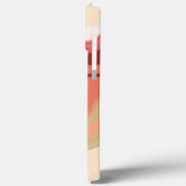 Hübsche Abstrakte Swirt Rote Inspirivity Modern Case-Mate iPhone Hülle (Rückseite / Links)