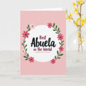 Hübsche Abuela Botanik Karte (Gelbe Blume)