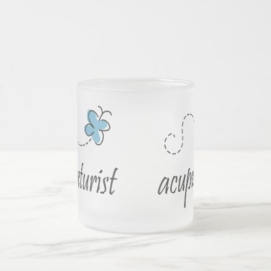 Hübsche Acupuncturist-Tasse Mattglastasse (Mittel)