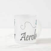 Hübsche Aerobics-Lehrer-Tasse Mattglastasse (VorderseiteRechts)