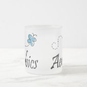 Hübsche Aerobics-Lehrer-Tasse Mattglastasse (Mittel)