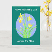 Hübsche Affodien über den Miles Mother Day Karte (Gelbe Blume)