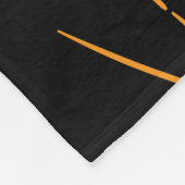 Hübsche Afrikanerin mit afro-haargeschmücktem Port Fleecedecke (Ecke)