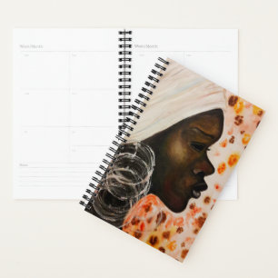 Hübsche Afrikanische Beauty Planner Planer