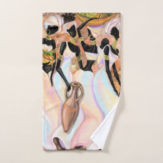 Hübsche afrikanische Frauen Badetücher Badhandtuch Set (Handtuch)