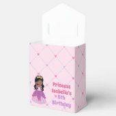 Hübsche Afrikanische Prinzessin Birthday Party Geschenkschachtel (Geöffnet)