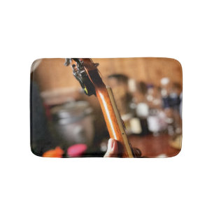Hübsche akustische Gitarre Badematte